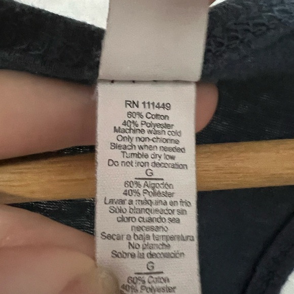 Fitness Tee Co Sweat Is Fat Crying Steel Gray Blue Racerback Tank Top 🌟2 for 20 - Picture 9 of 10